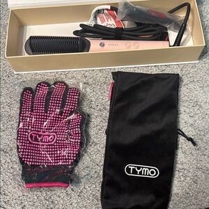 TYMO Pink Hair Straightening Comb